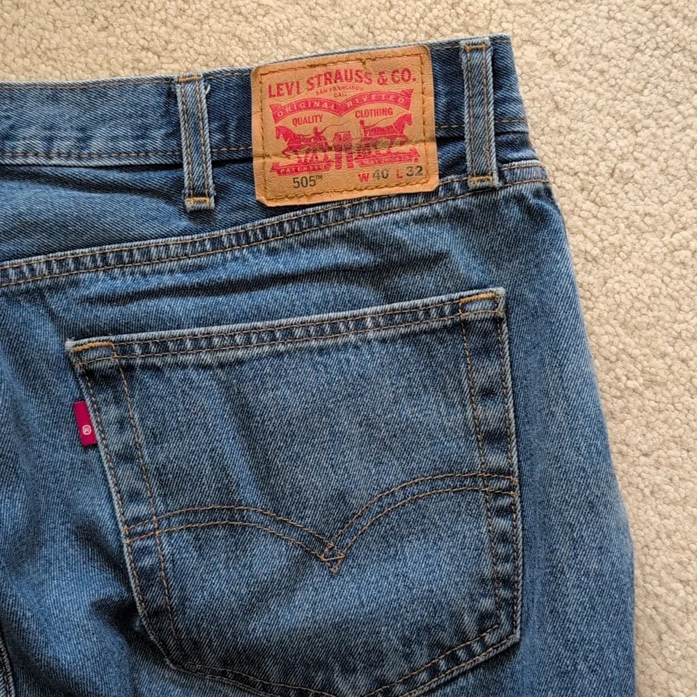 Men's Jeans 40 x 32 Medium Wash